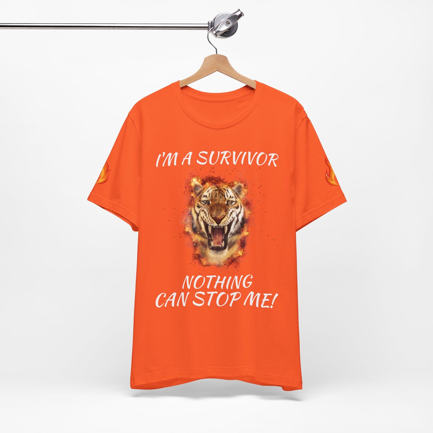 “I’m a Survivor, Nothing Can Stop Me!” Motivational T-Shirt
