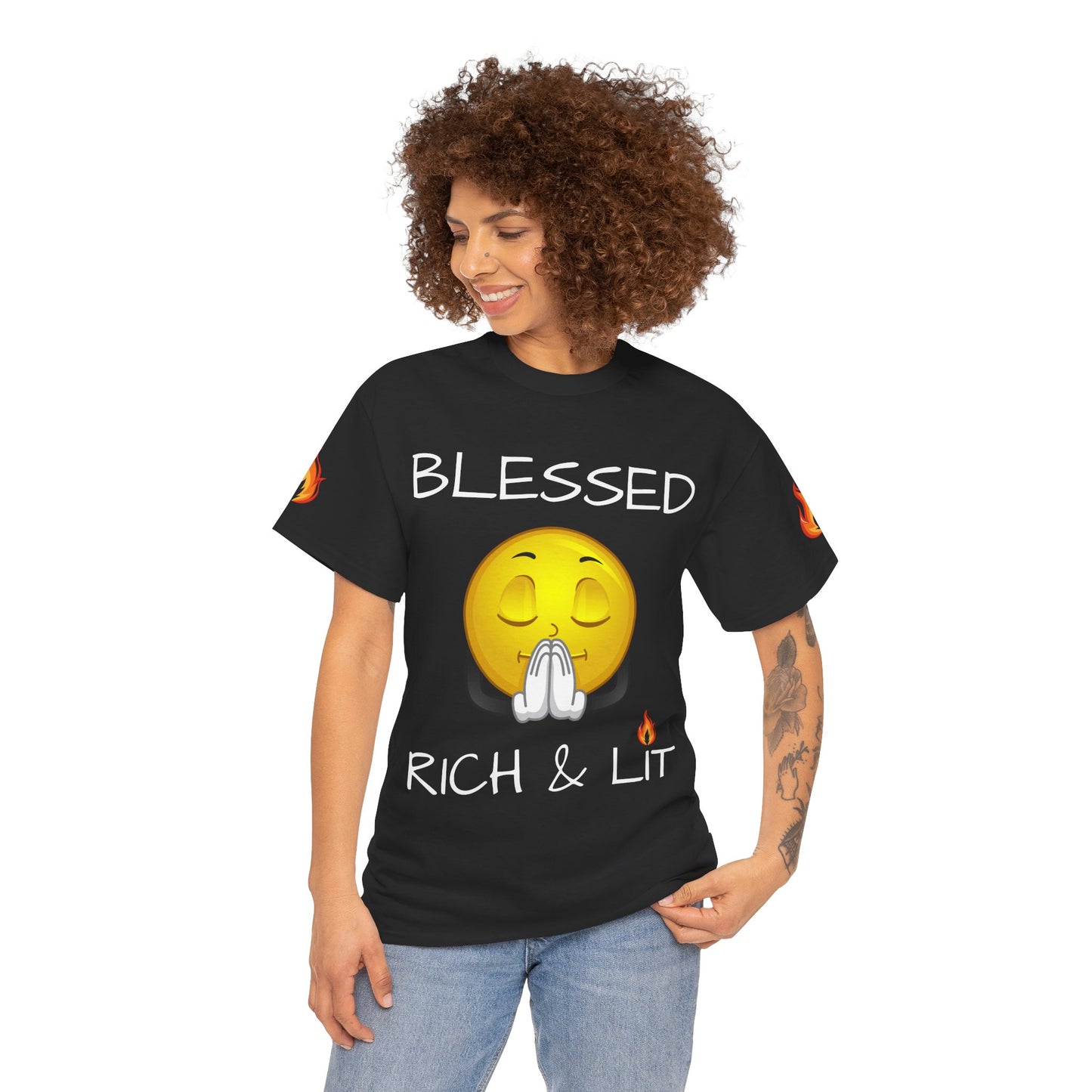 'Blessed Rich & Lit' T-Shirt