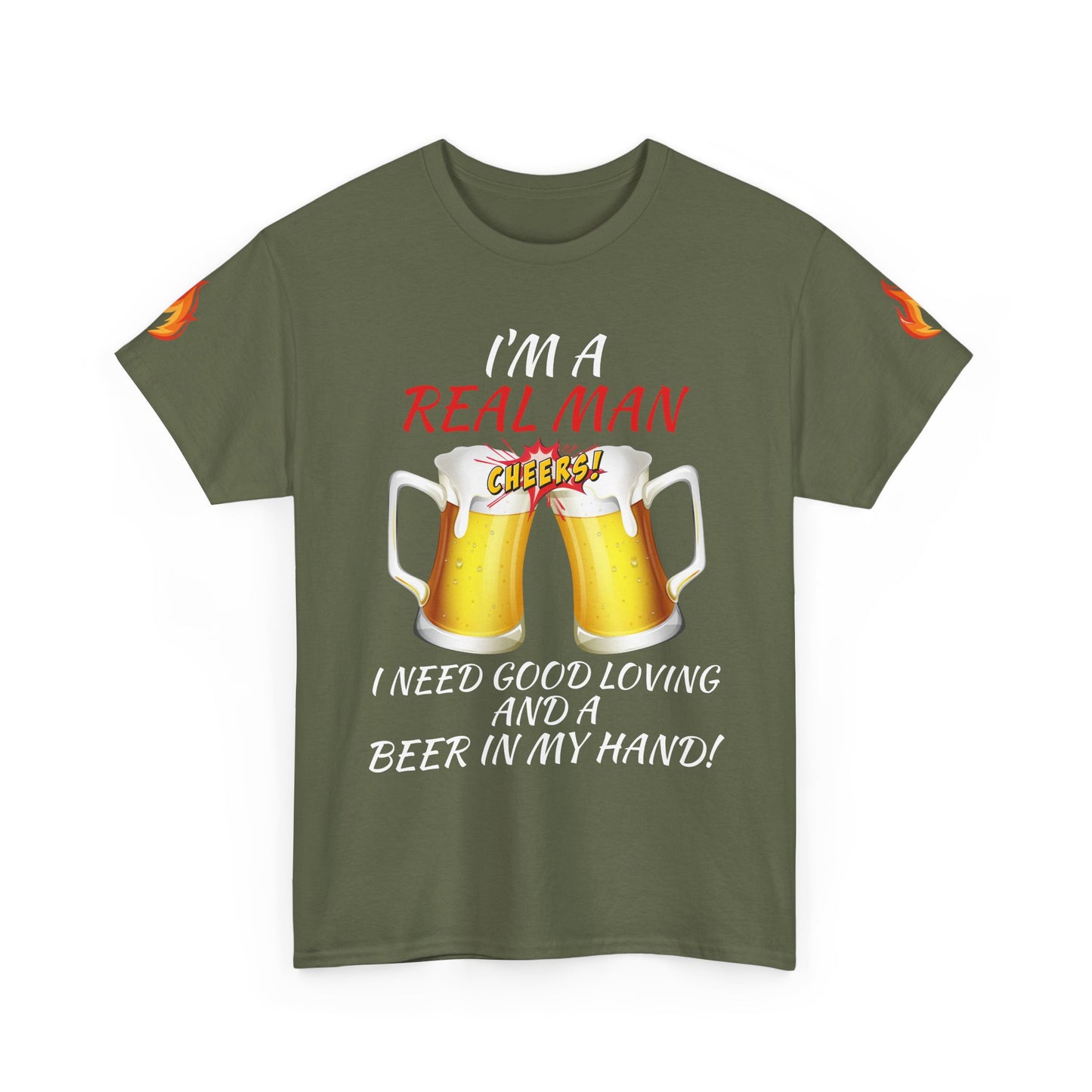 'Real Man Beer' T-Shirt