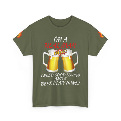 'Real Man Beer' T-Shirt