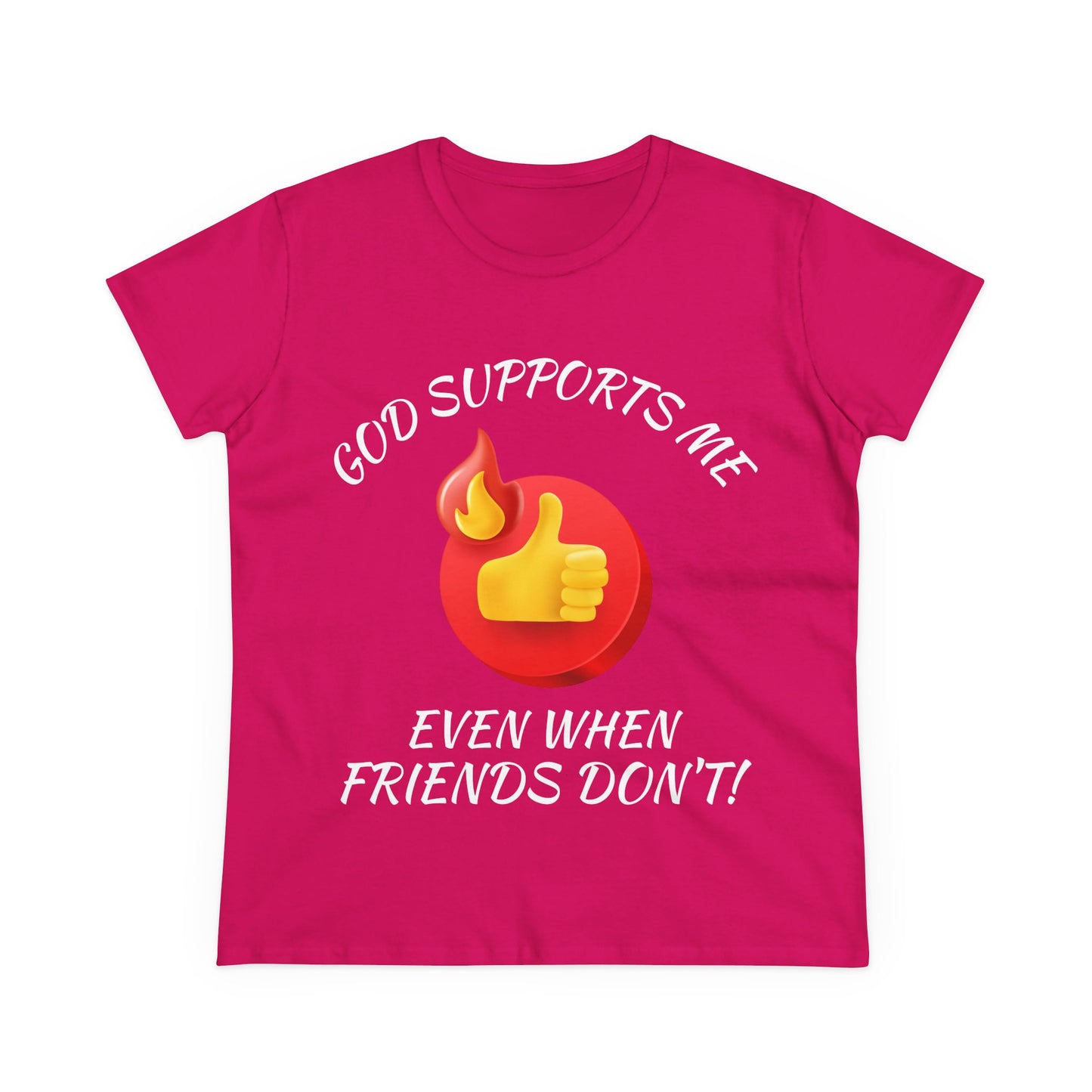 "God Supports Me" Women's Tee