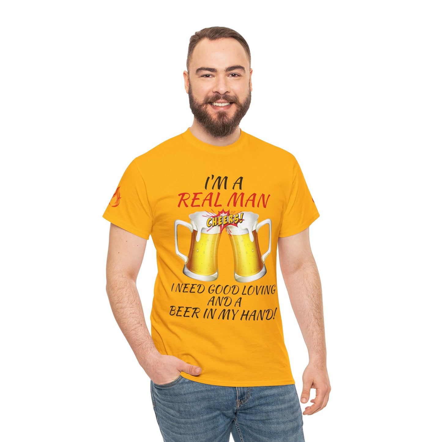 'Real Man Beer' T-Shirt