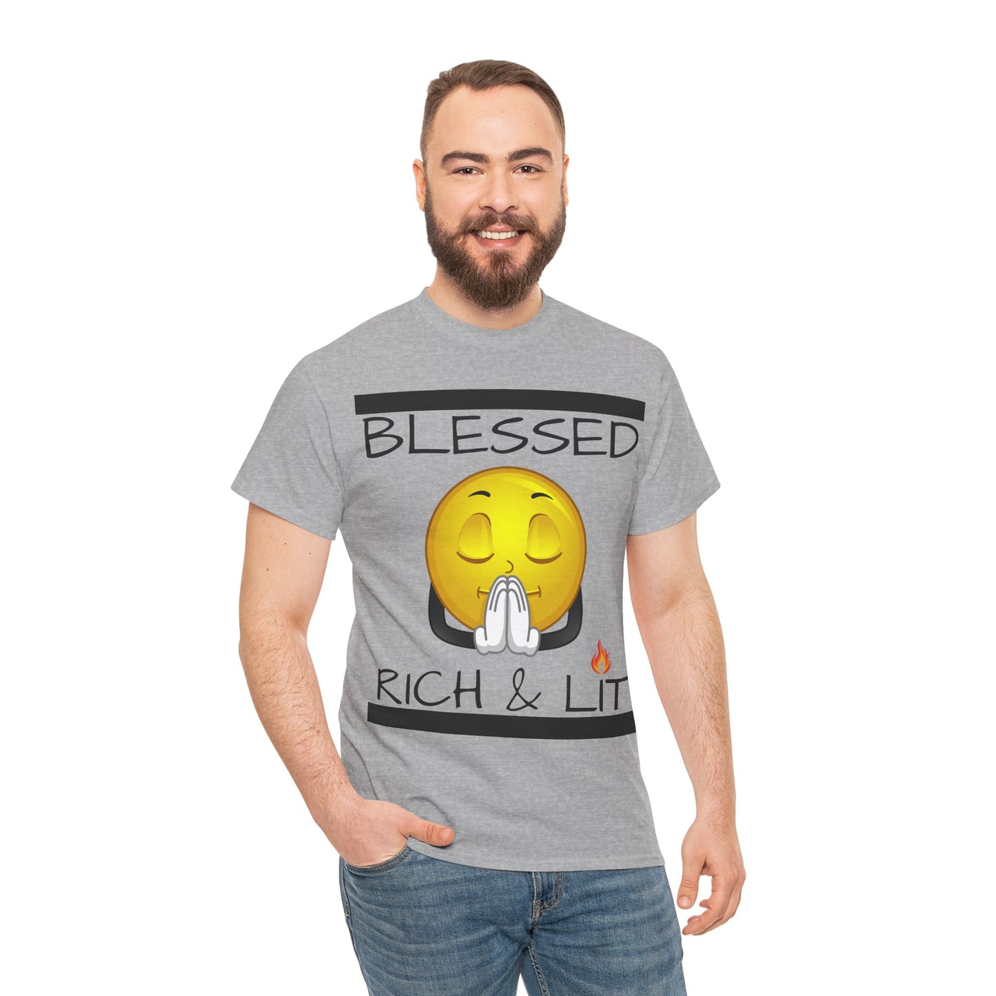 "Blessed Rich & Lit" Unisex Tee