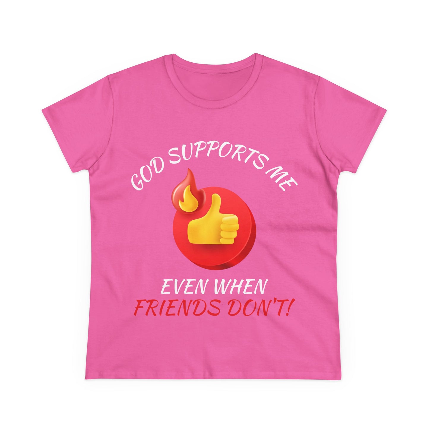 "God Supports Me" Women's Tee