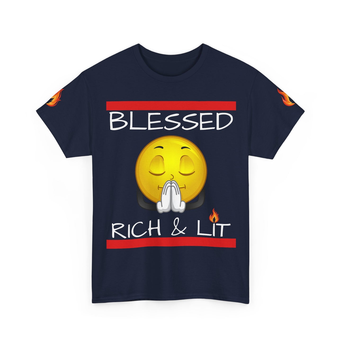 'Blessed Rich & Lit'—Graphic Shirt