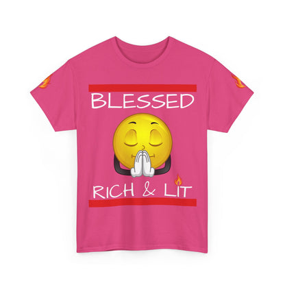 'Blessed Rich & Lit'—Graphic Shirt