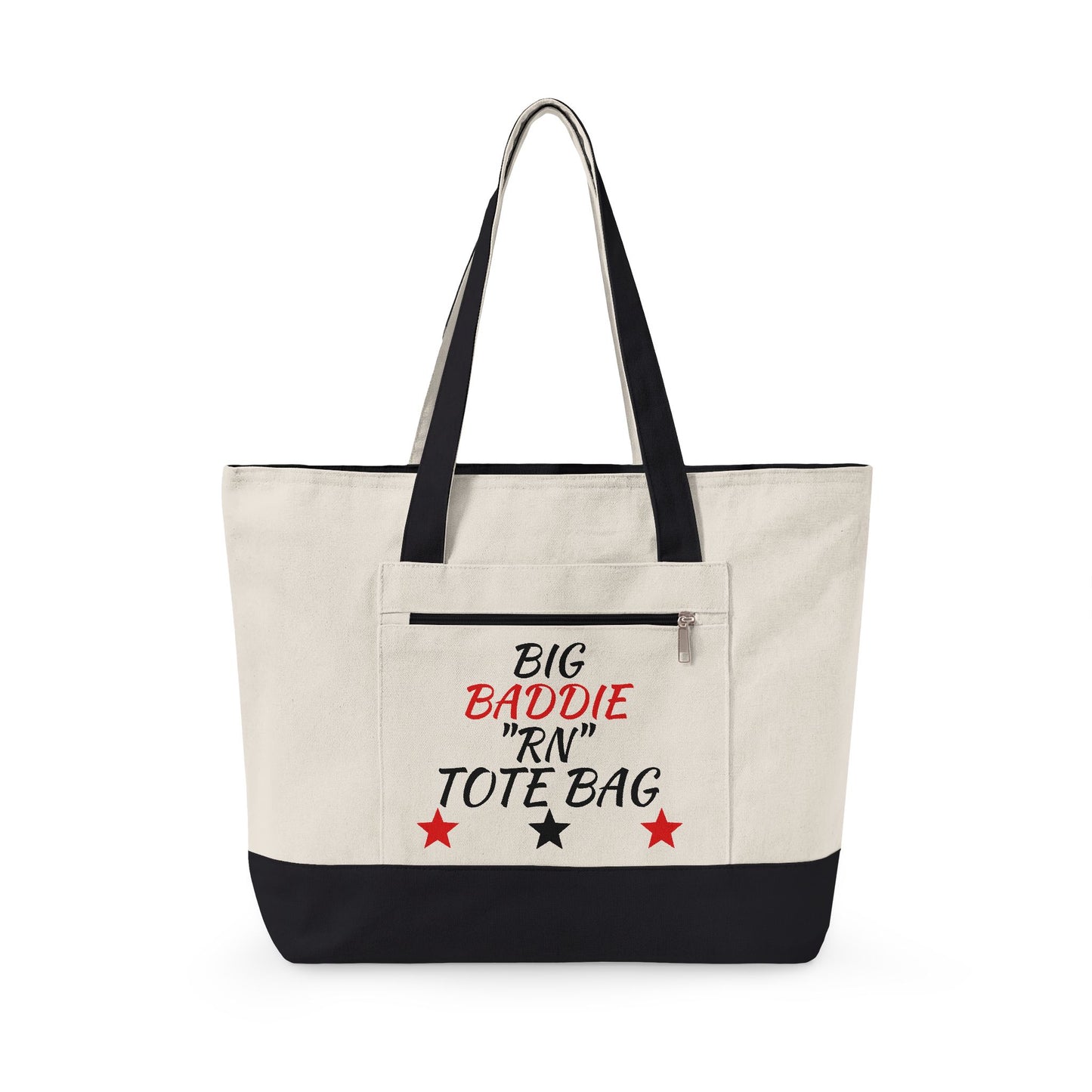Copy of "Big Baddie RN" Canvas Tote