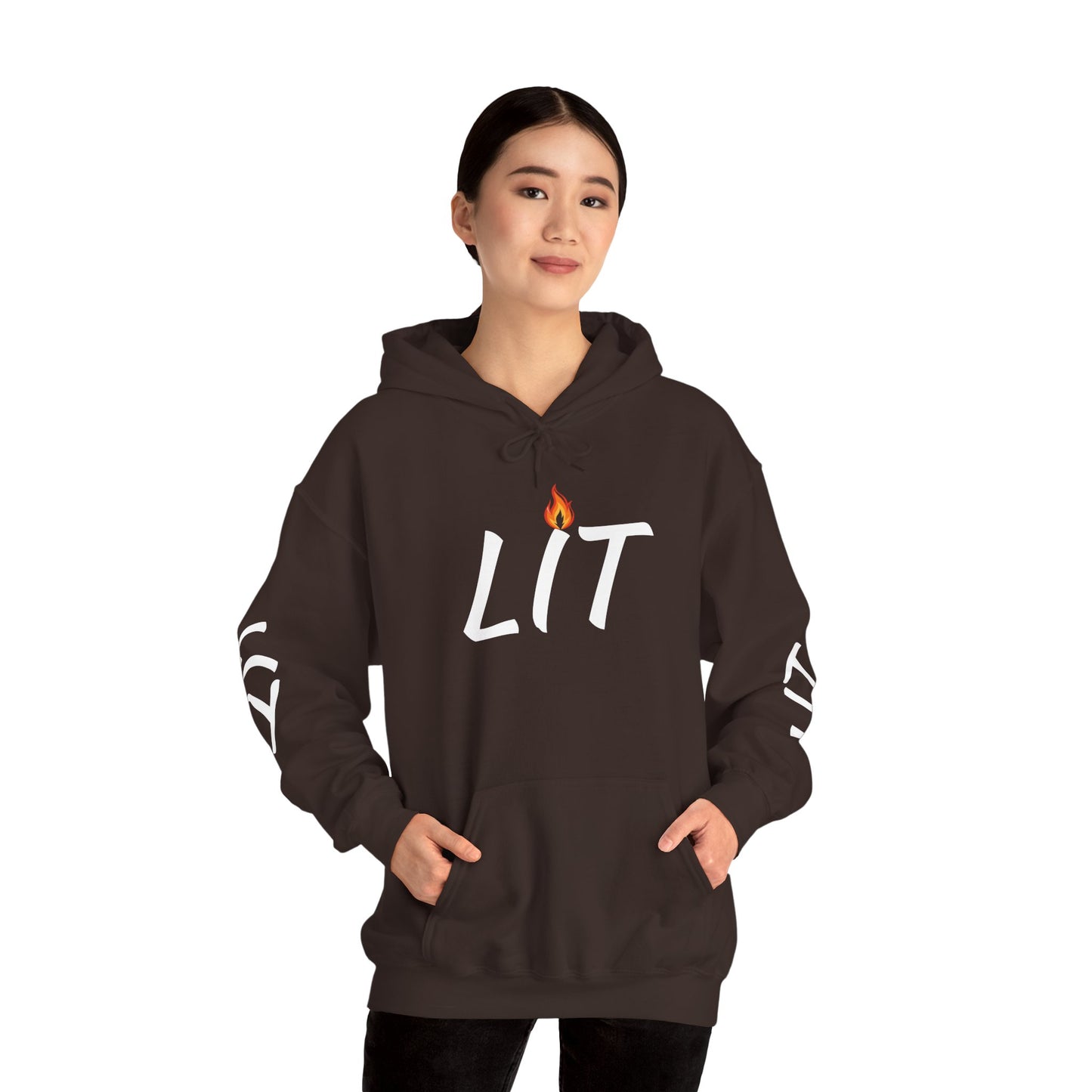 'LIT' Flame Hoodie