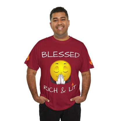 'Blessed Rich & Lit' T-Shirt