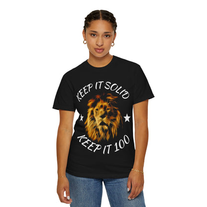 "Keep It Solid - Keep It 100" Graphic Tee