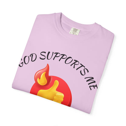 'God Supports Me' — Faith Tee