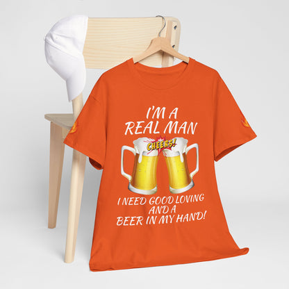 'Real Man Beer' T-Shirt