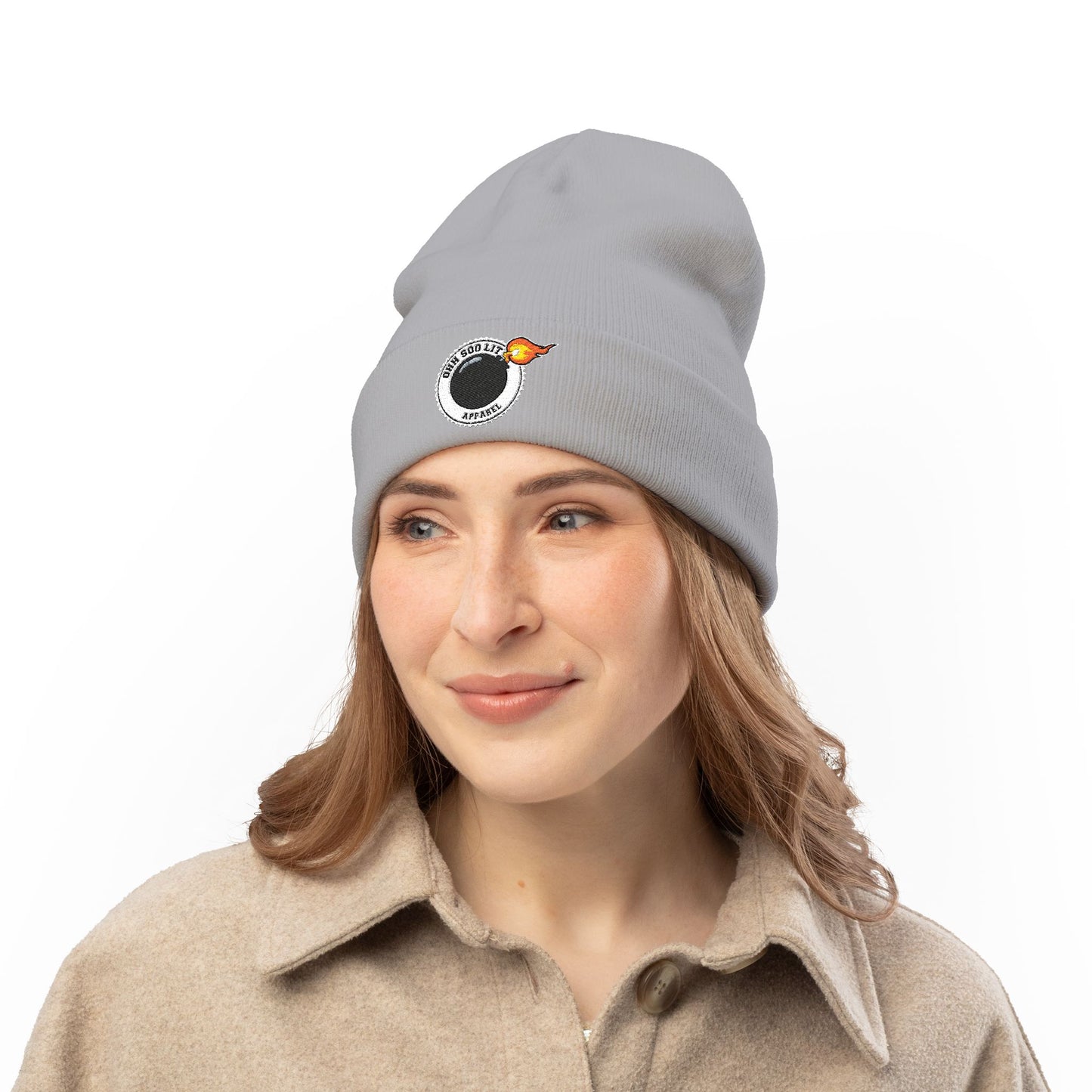"Ohh Soo Lit" Knit Beanie