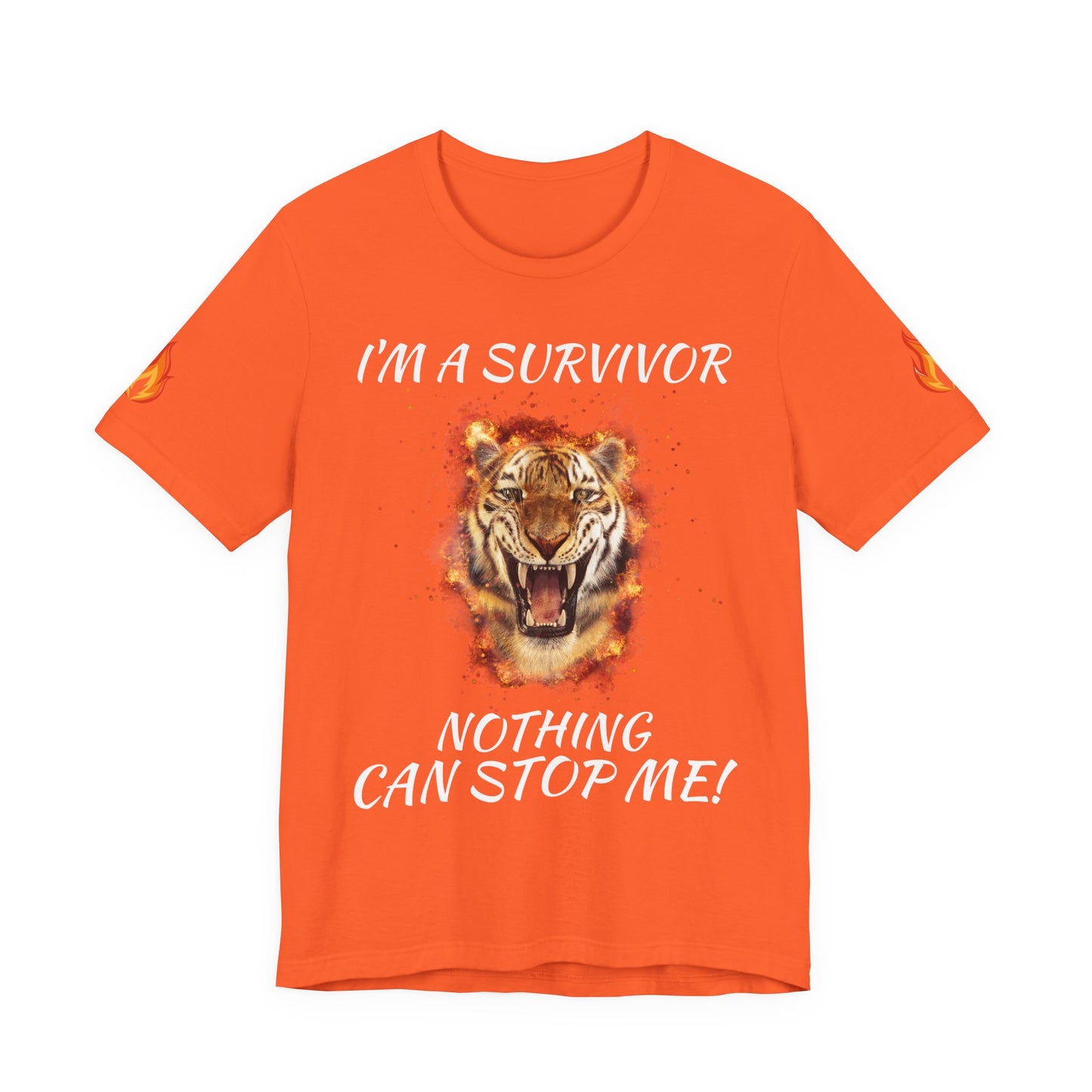 “I’m a Survivor, Nothing Can Stop Me!” Motivational T-Shirt