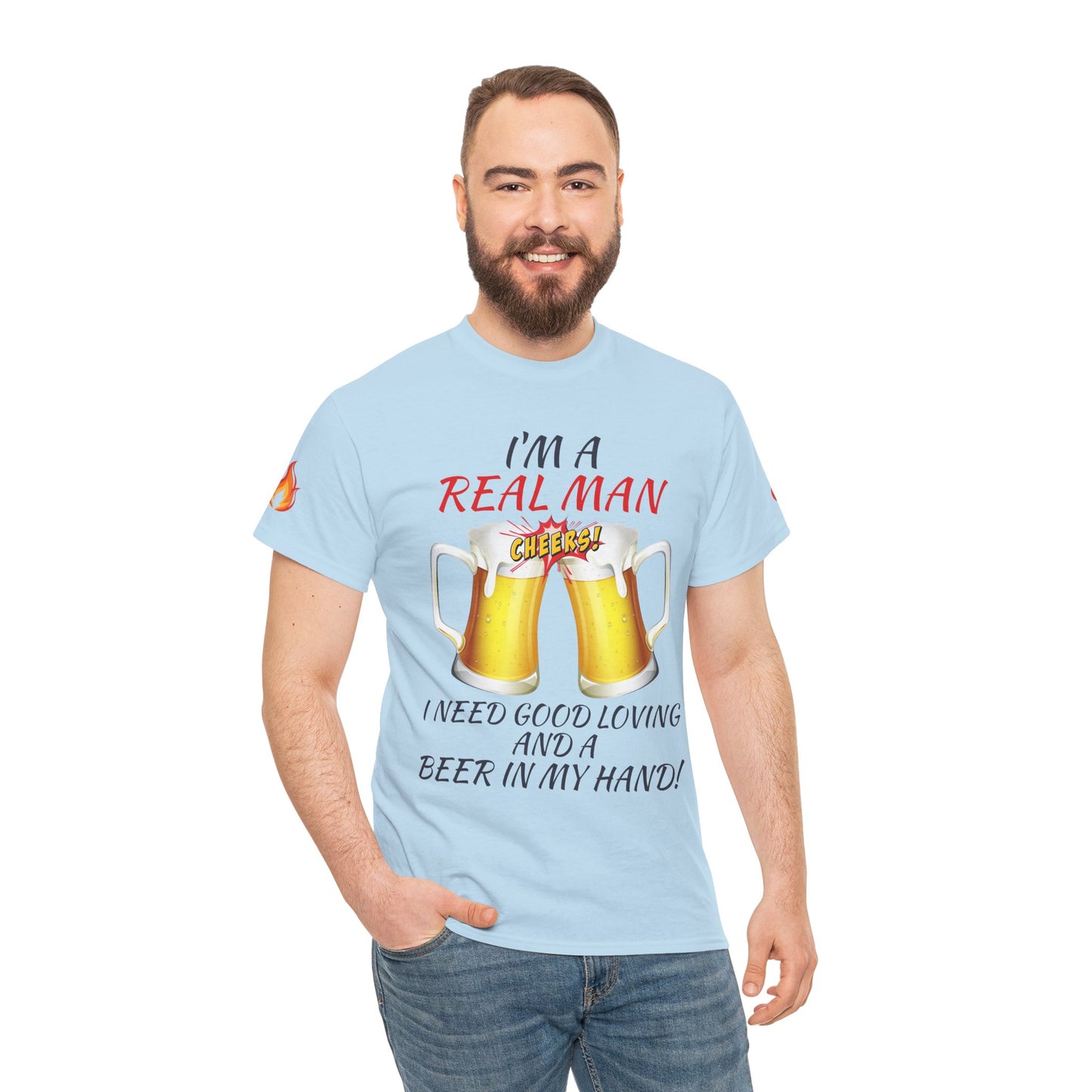 'Real Man Beer' T-Shirt