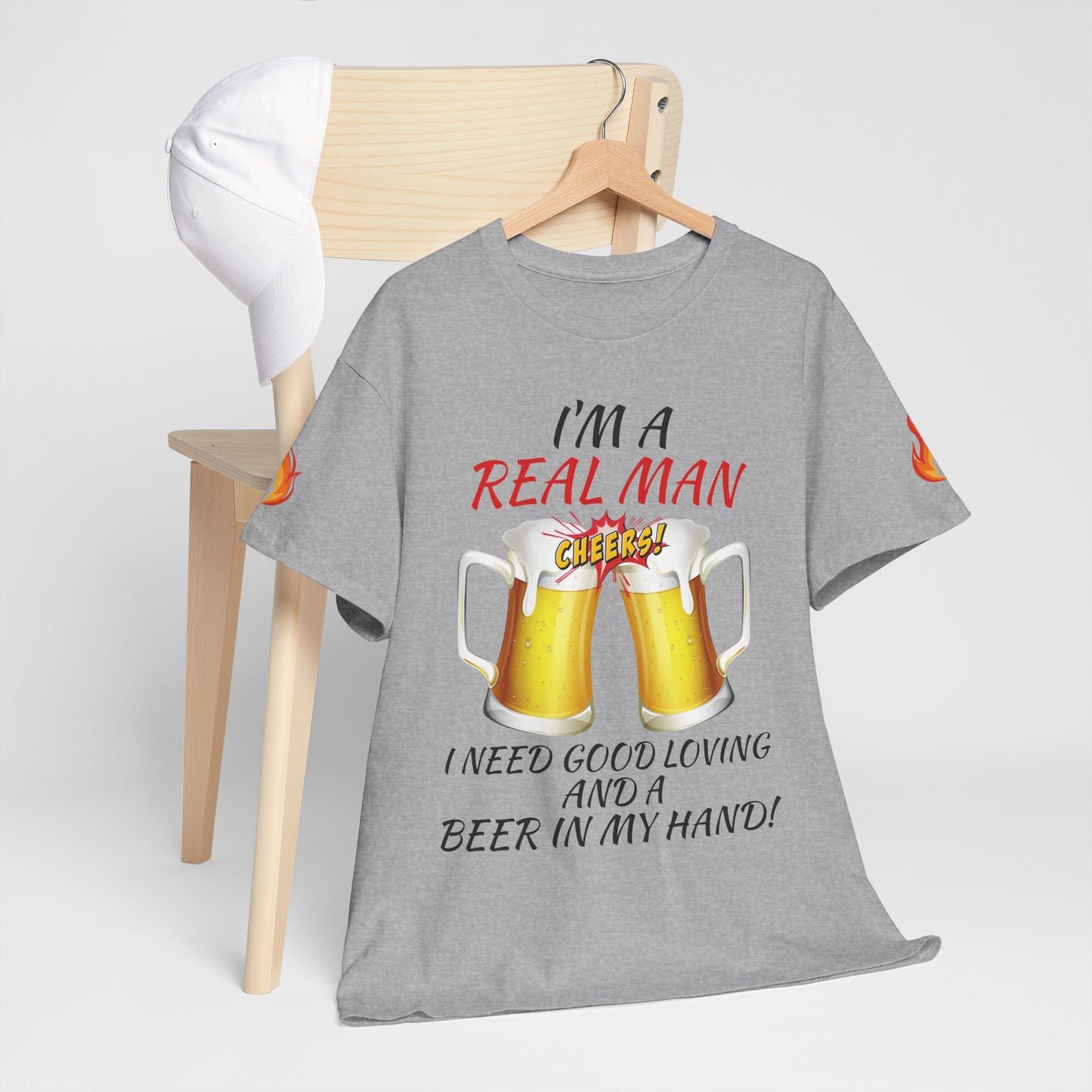 'Real Man Beer' T-Shirt