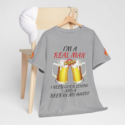 'Real Man Beer' T-Shirt
