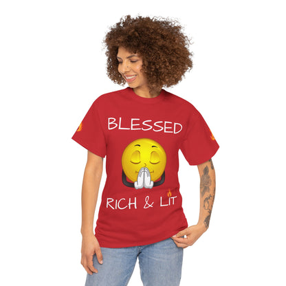 'Blessed Rich & Lit' T-Shirt