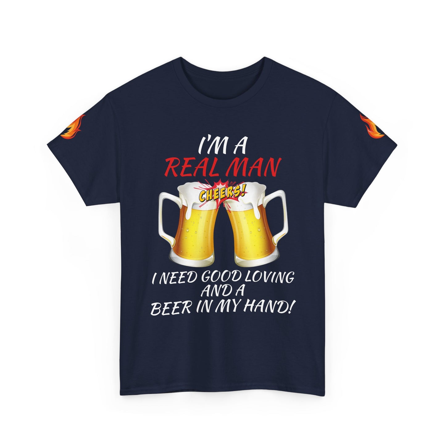 'Real Man Beer' T-Shirt