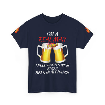 'Real Man Beer' T-Shirt