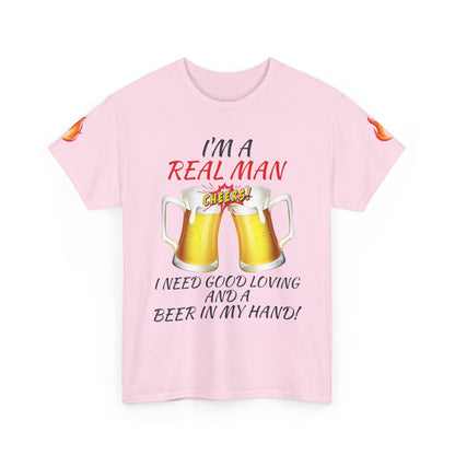 'Real Man Beer' T-Shirt
