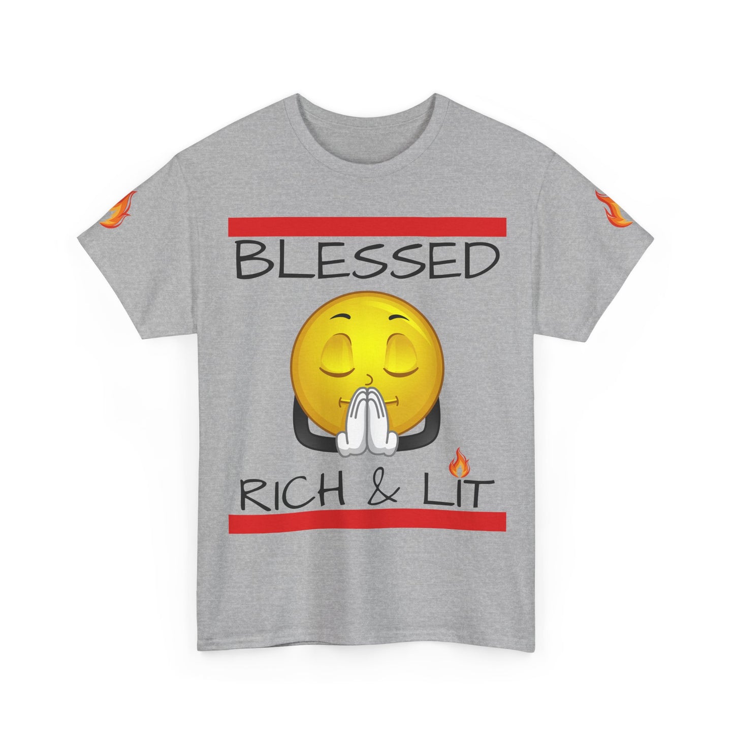 'Blessed Rich & Lit'—Graphic Shirt