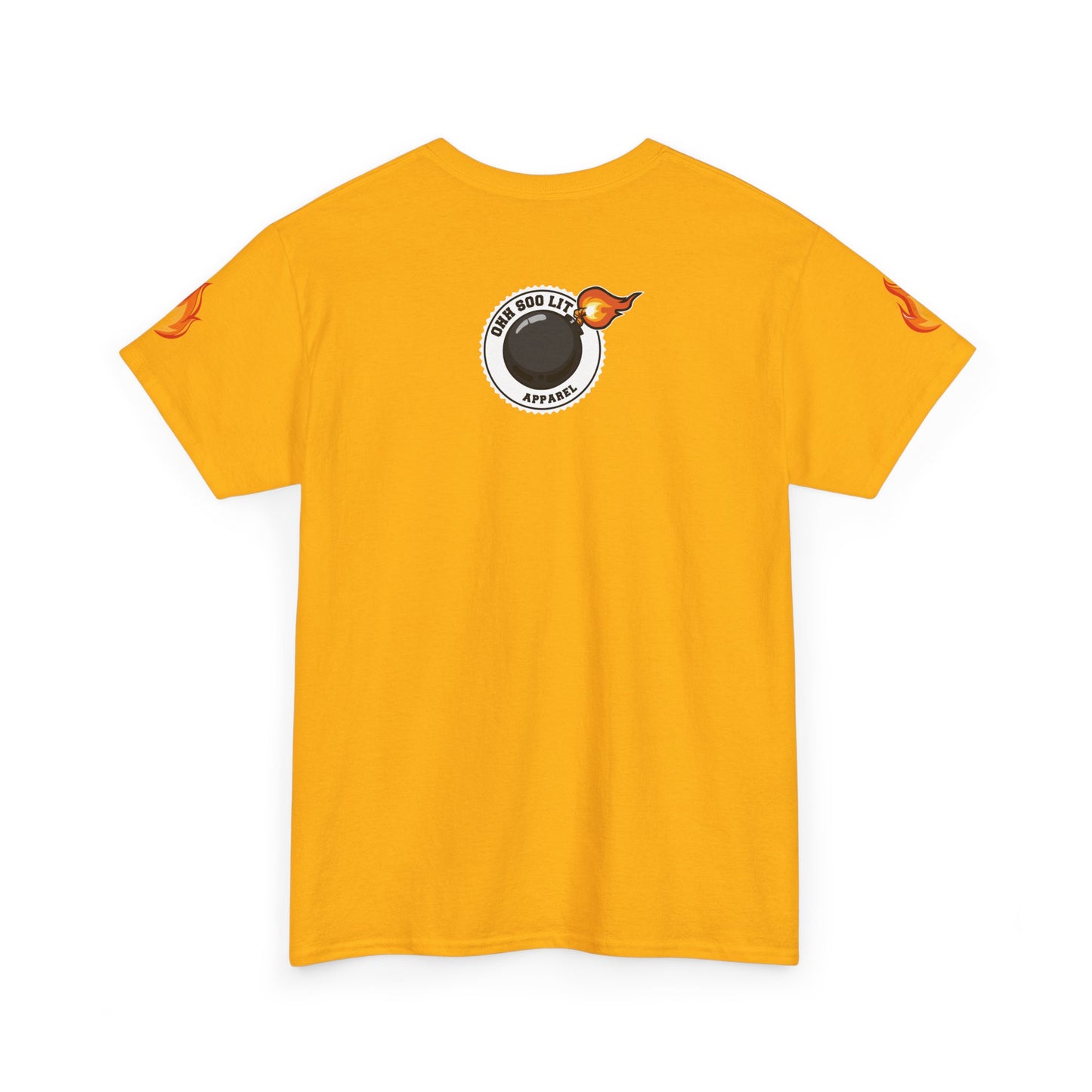 I'm Lit! I'm Turnt Up! Flame Graphic T-Shirt