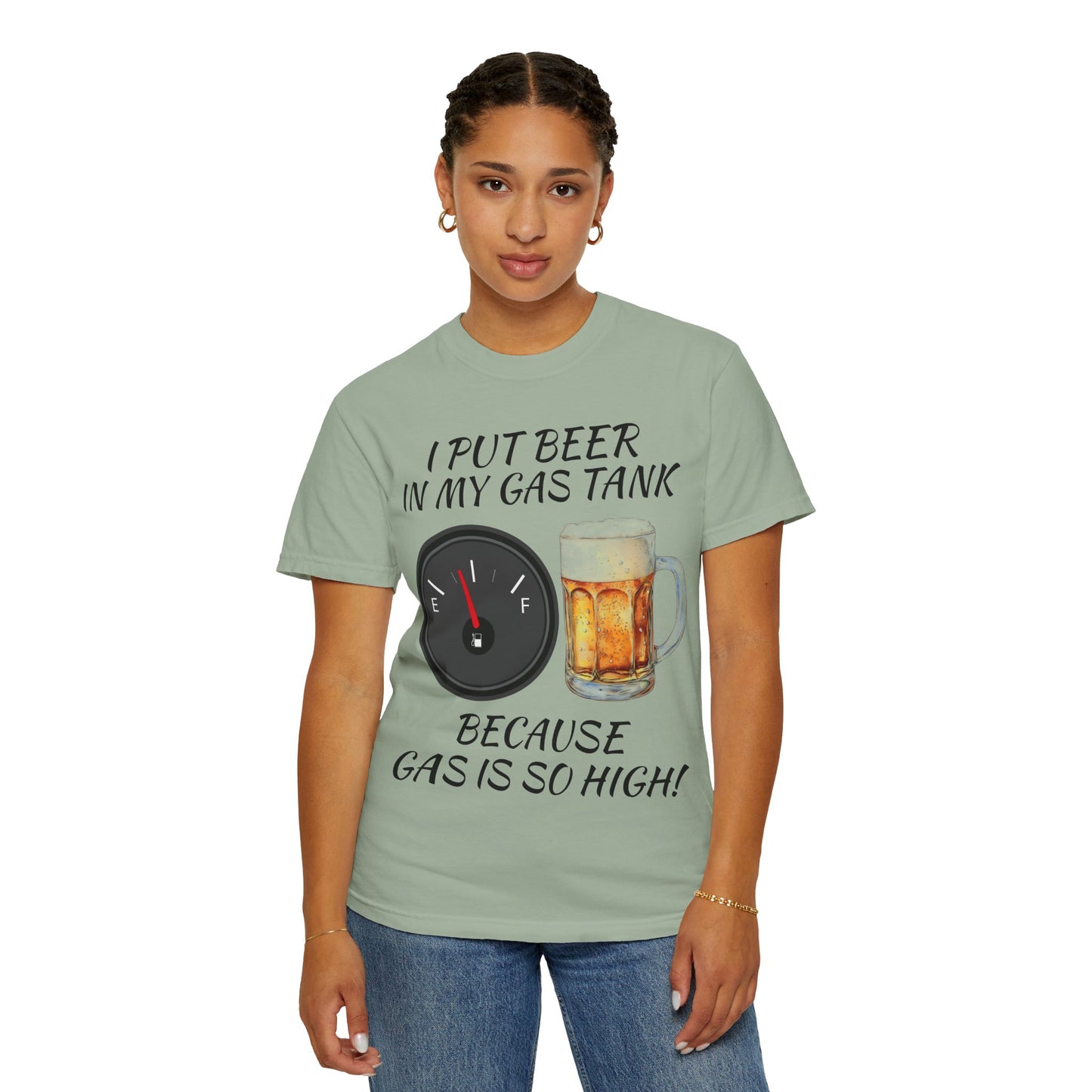 'Beer in My Gas Tank' T‑Shirt