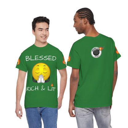 'Blessed Rich & Lit' T-Shirt