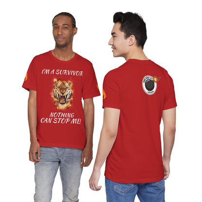 “I’m a Survivor, Nothing Can Stop Me!” Motivational T-Shirt