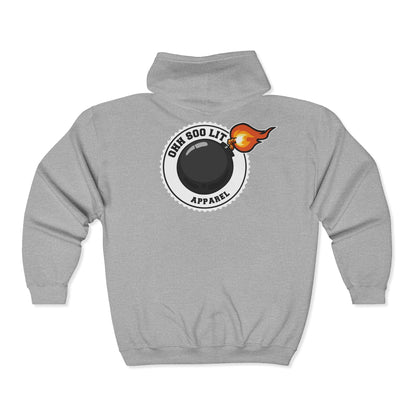 Dollar Sign Full-Zip Hoodie