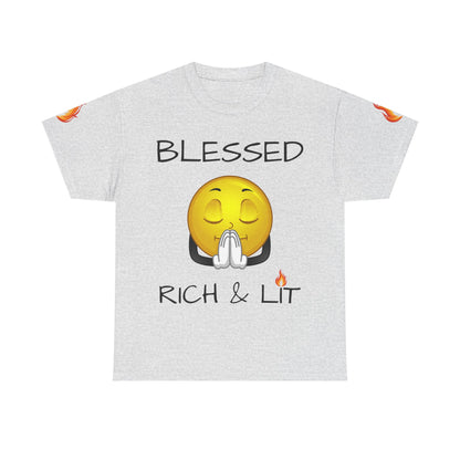 'Blessed Rich & Lit' T-Shirt