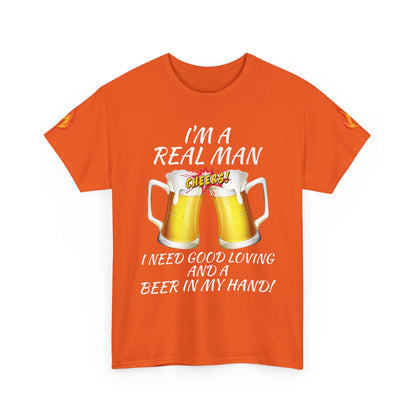 'Real Man Beer' T-Shirt