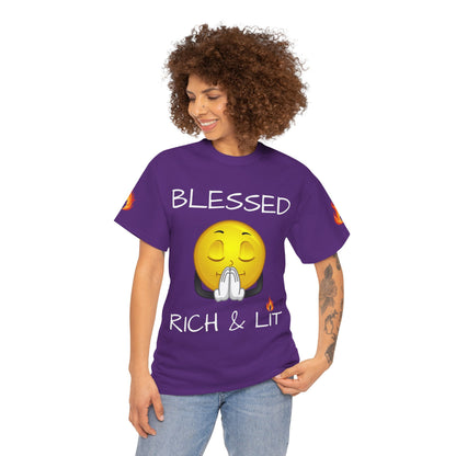 'Blessed Rich & Lit' T-Shirt