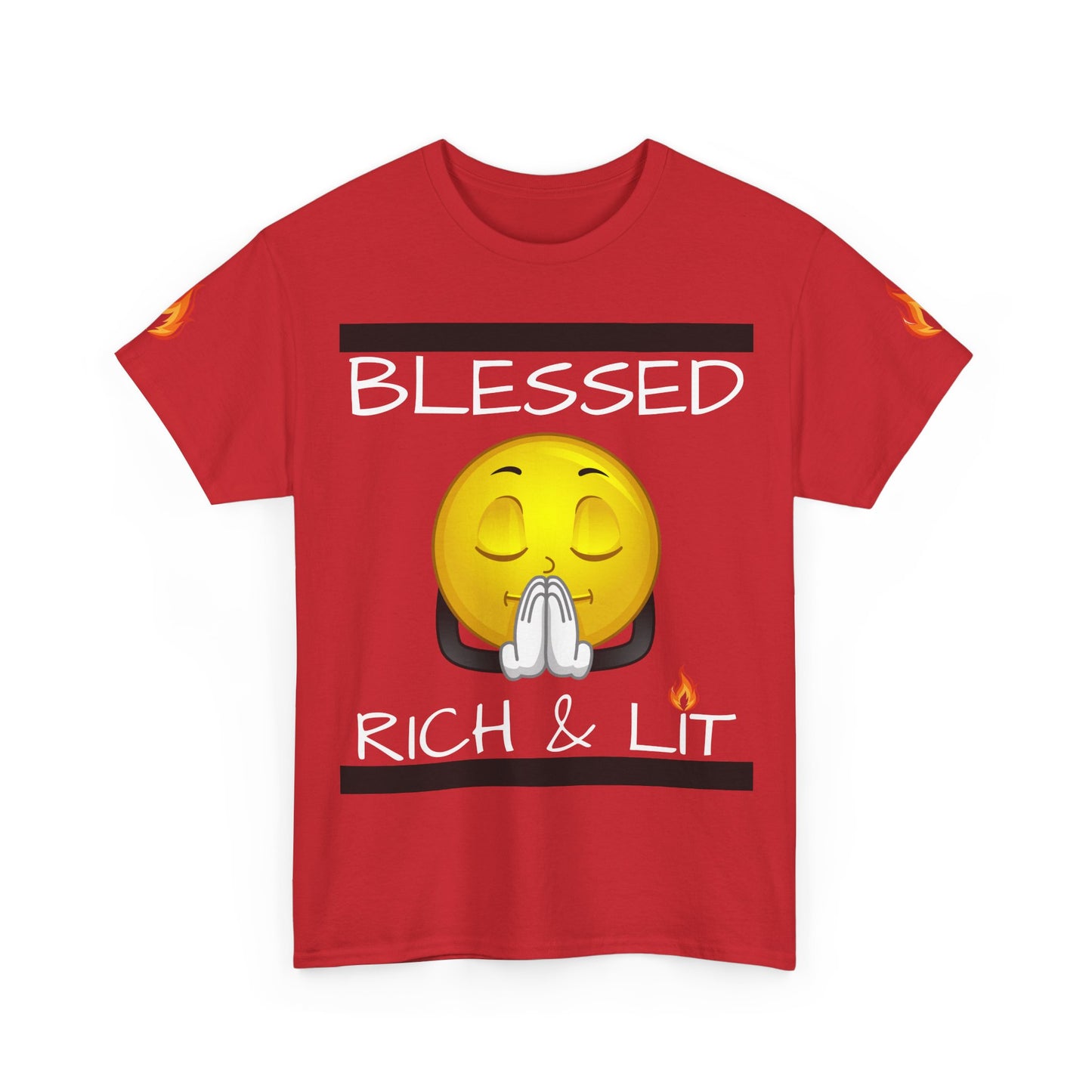 'Blessed Rich & Lit'—Graphic Shirt