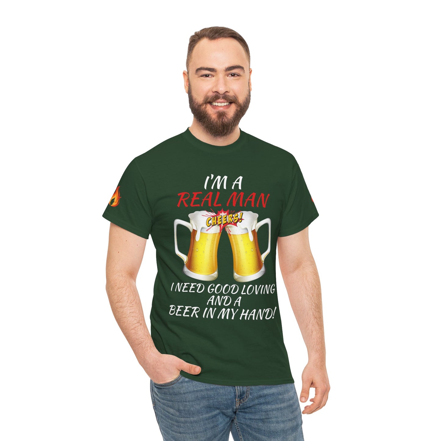 'Real Man Beer' T-Shirt