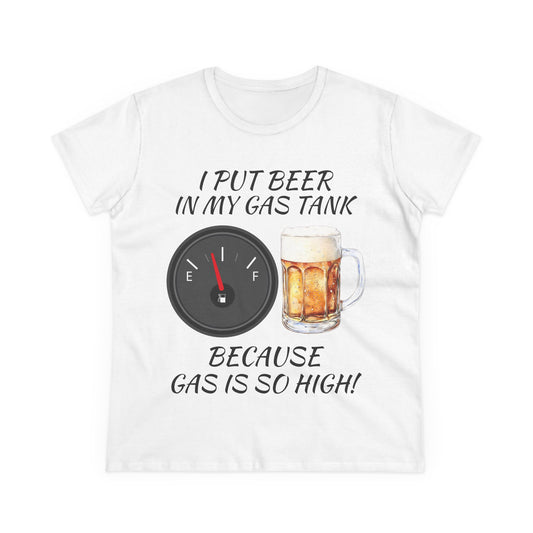 Funny Gas Prices T-Shirt for Women
