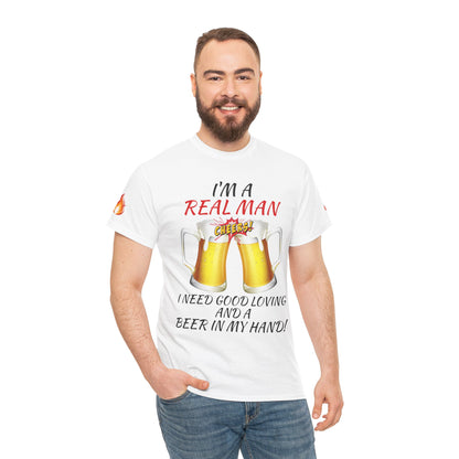 'Real Man Beer' T-Shirt