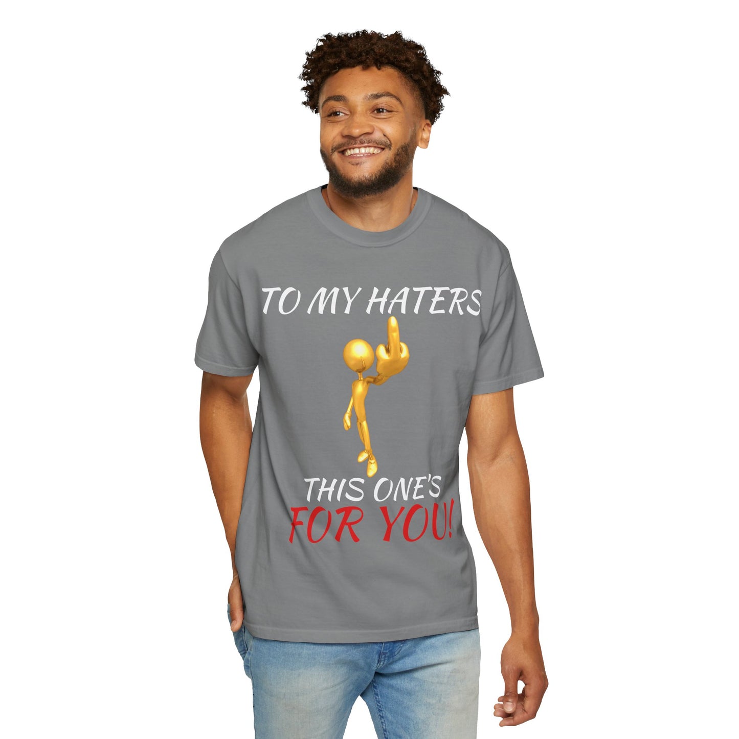 Bold Emoji Middle Finger Shirt