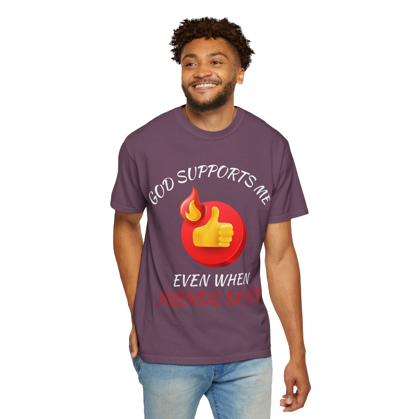 'God Supports Me' — Faith Tee