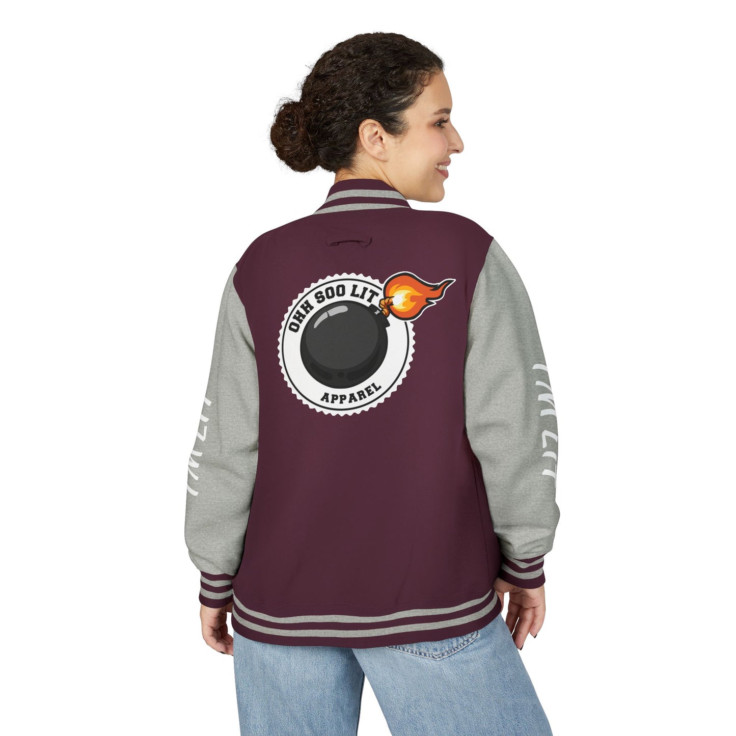 "Ohh Soo Lit" '444' Varsity Jacket