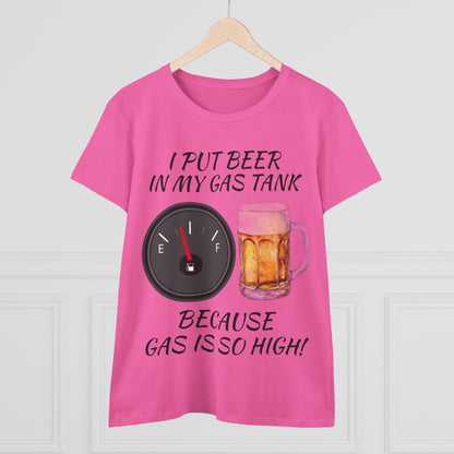 Funny Gas Prices T-Shirt for Women