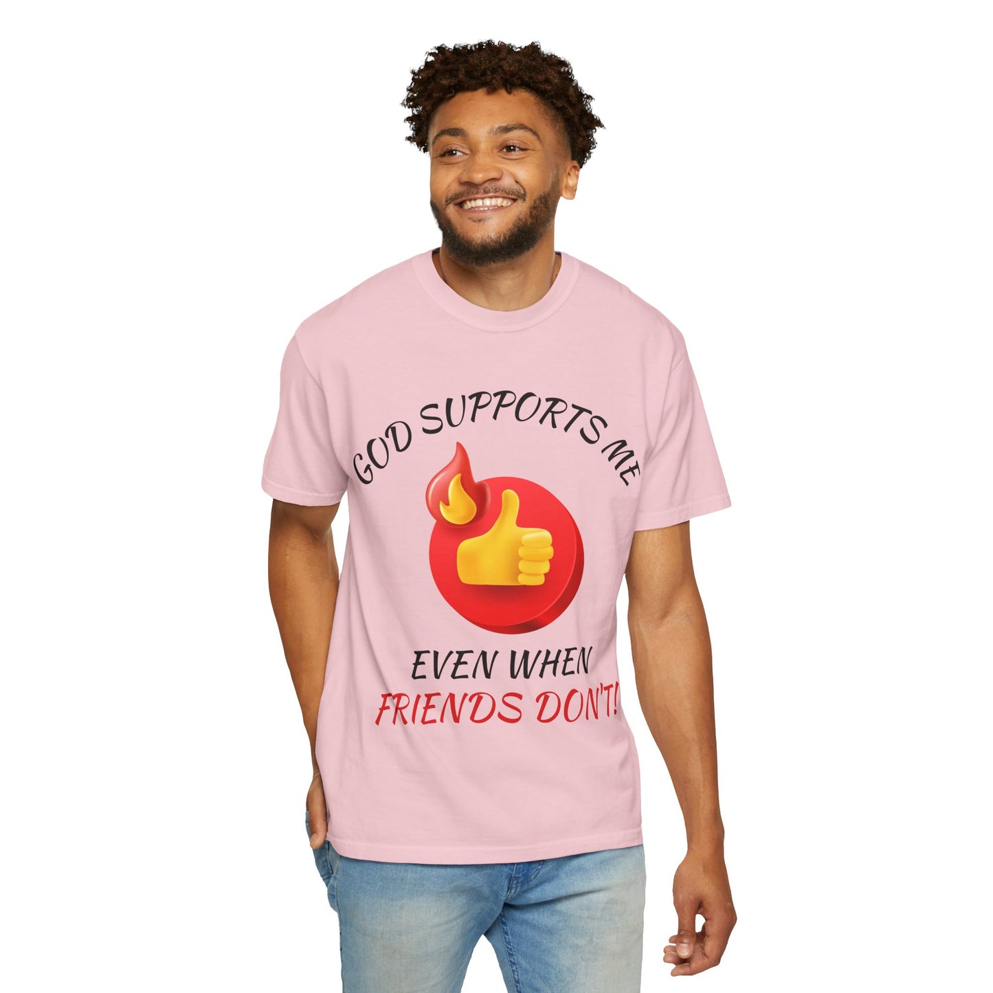 'God Supports Me' — Faith Tee