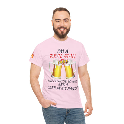 'Real Man Beer' T-Shirt