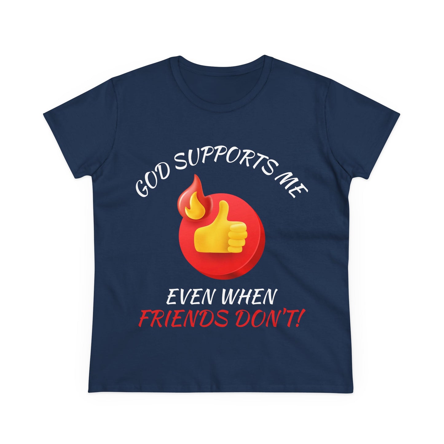 "God Supports Me" Women's Tee