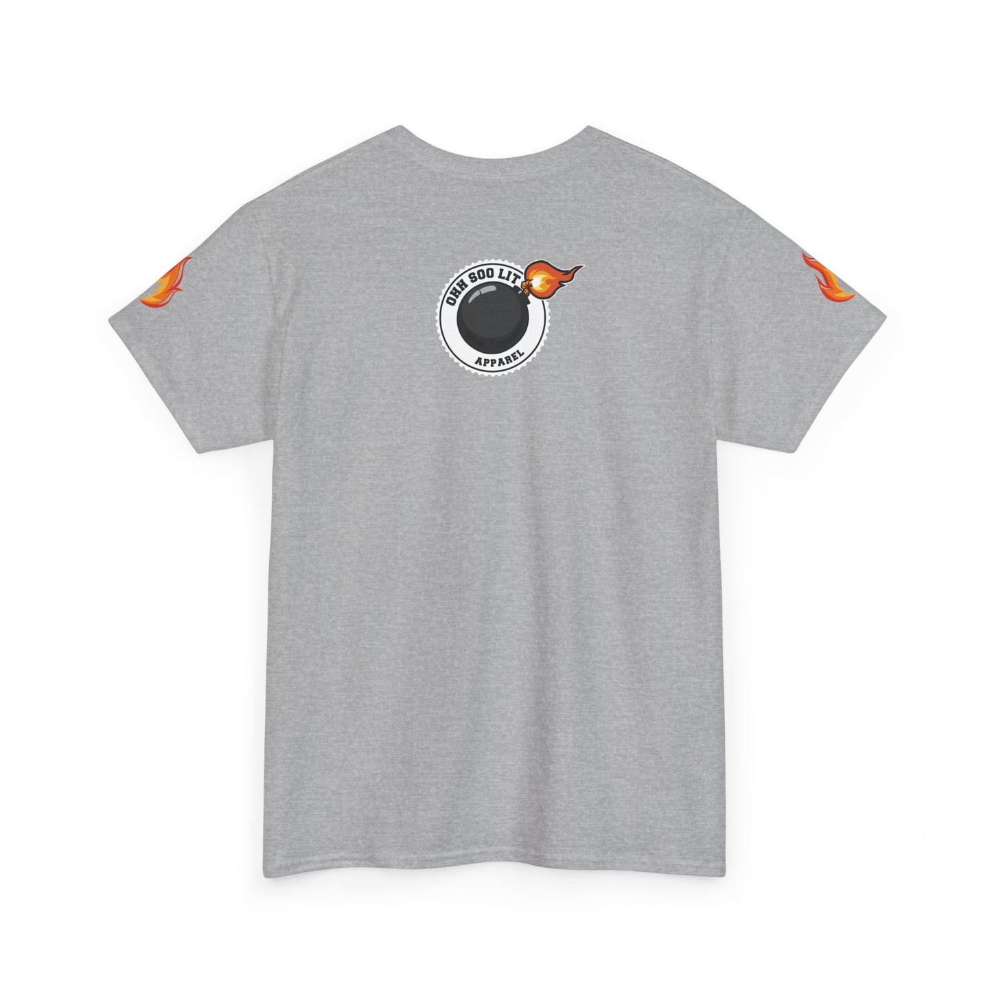 I'm Lit! I'm Turnt Up! Flame Graphic T-Shirt