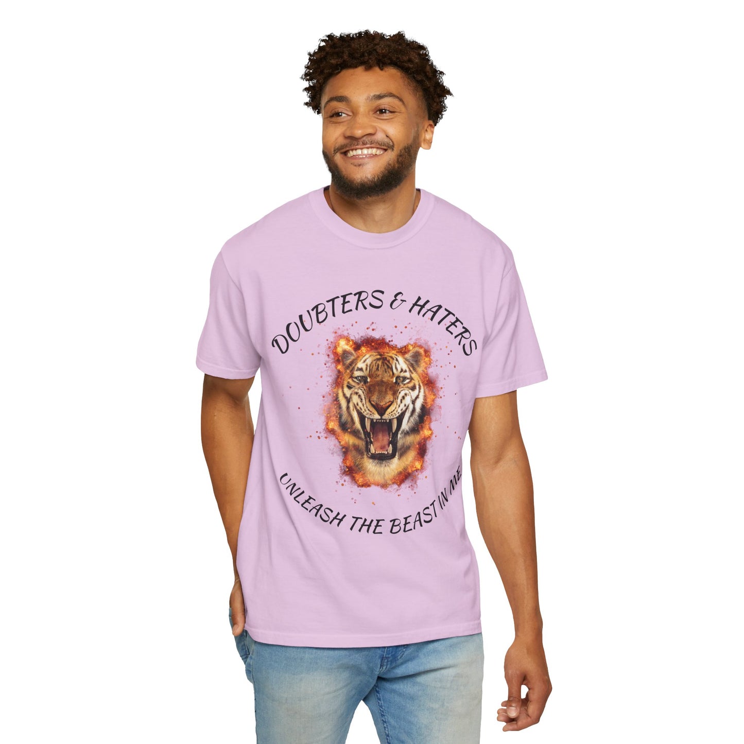 Unleash the Beast Tiger T-Shirt — Doubters & Haters Motivational Tee