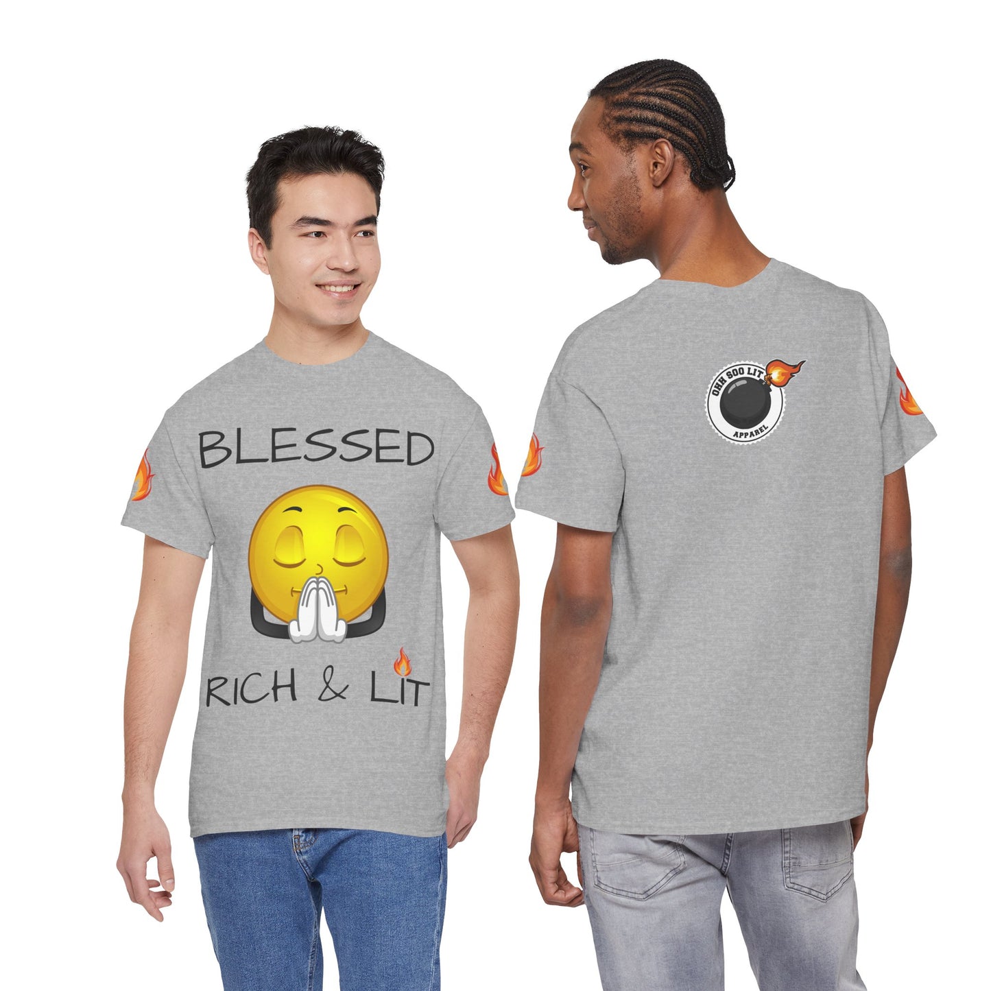 'Blessed Rich & Lit' T-Shirt
