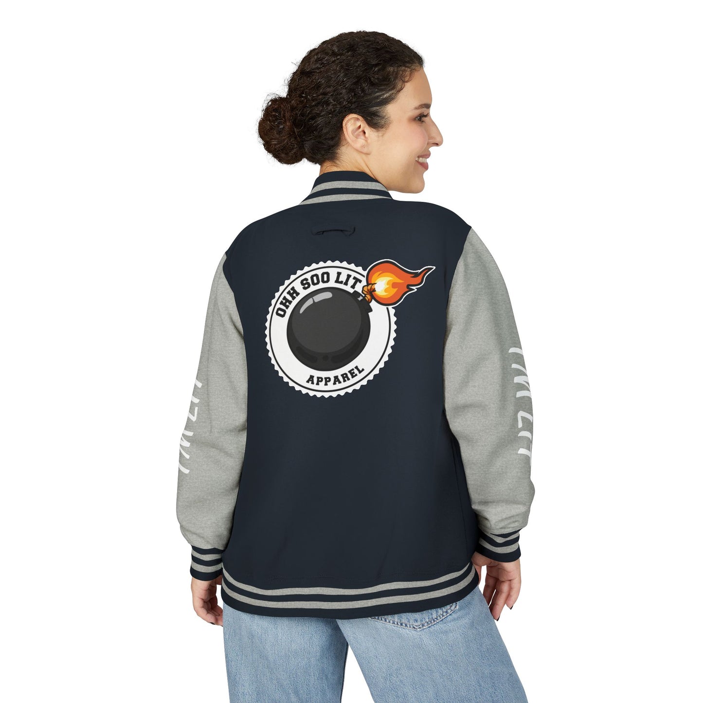 "Ohh Soo Lit" '444' Varsity Jacket