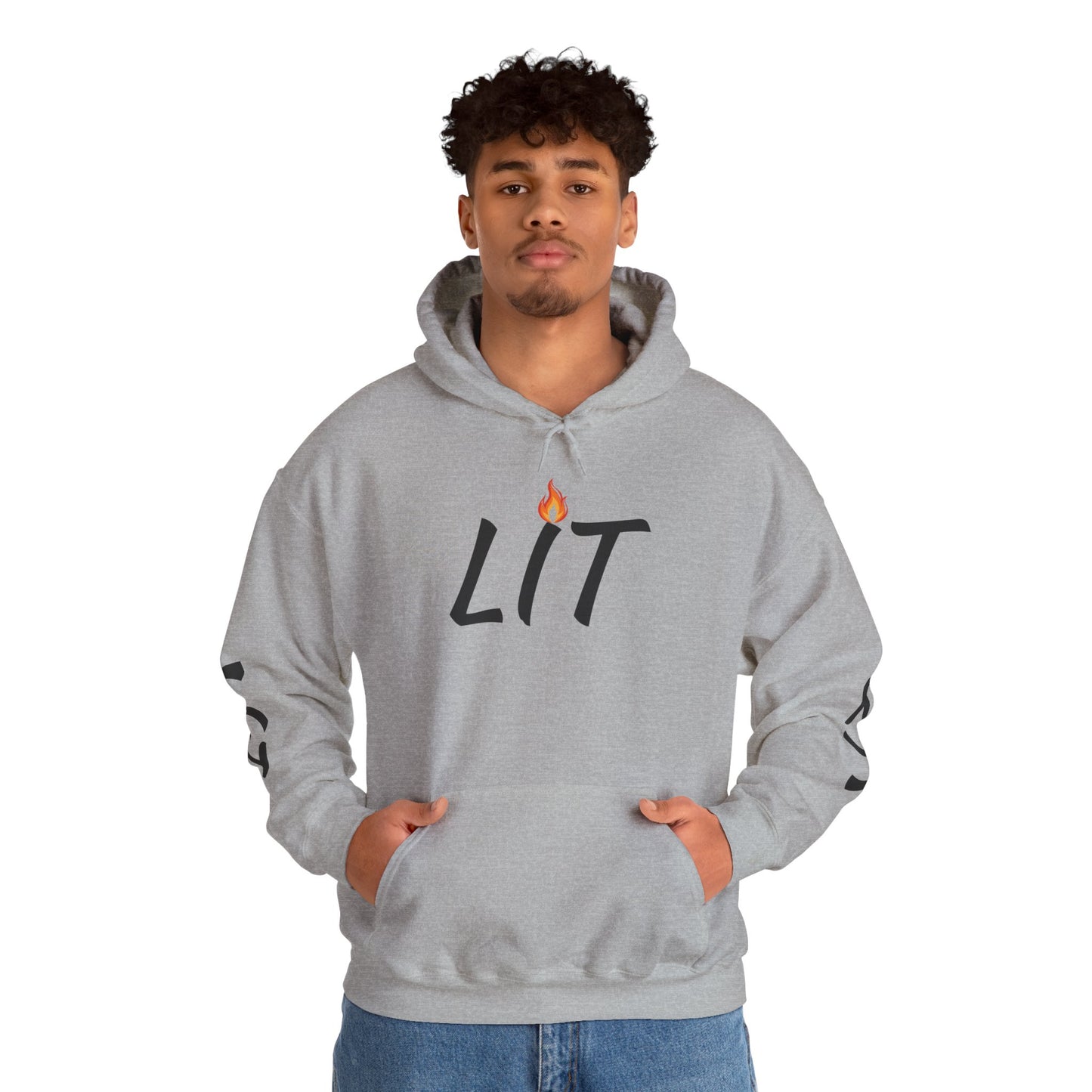 'LIT' Flame Hoodie